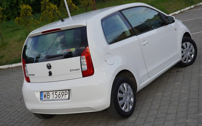 Skoda Citigo cena 17500 przebieg: 227000, rok produkcji 2017 z Katowice małe 596